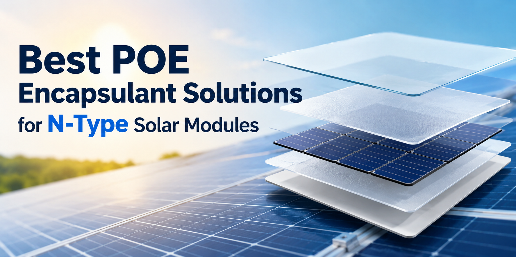 Best POE Encapsulant Solutions for N-Type Solar Modules