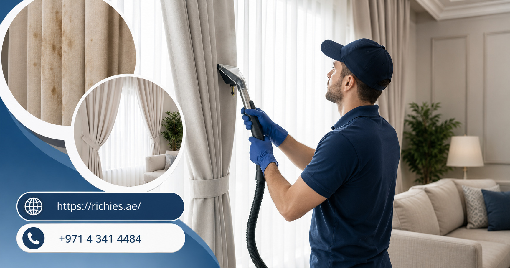 Curtain Cleaning Service in Dubai