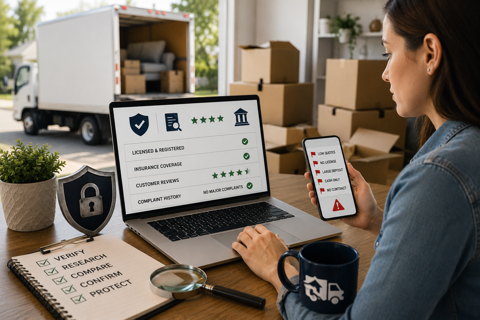 How to Verify a Moving Company and Avoid Costly Moving Scams