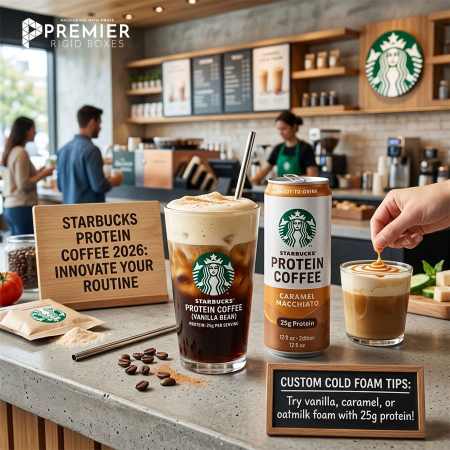 It's not just a little protein boost to the menu it's a whole new category launch by Starbucks for 2026 that's changing the way people enjoy their morning coffee. The new ready-to-drink (RTD) line of protein coffee is designed to appeal to busy professionals, fitness enthusiasts, and those who are looking for a coffee with a protein boost. Unlike regular protein drinks that are chalky or sweet, Starbucks' protein drink takes on the signature coffee flavor of the brand and offers 20 grams of protein in each bottle. It's not an experiment; it's a strategy that is already generating buzz among nutritionists and coffee enthusiasts alike. The protein coffee launch is part of a broader movement to offer consumers convenience while delivering nutrition. Starbucks is filling a niche not well-served by protein bars that are high in dairy or energy drinks with the sugar high. The timing couldn't be better, too, as 2026 is witnessing a boom in the "functional beverage" category, which doesn't simply quench your thirst or fuel your energy. Make it a habit to read the labels of your drinks and know what's in them The new Starbucks 2026 protein coffee is available in three core flavors, each one catering to a different taste, yet still keeping the brand's coffee-centric nature intact. 1. Half Vanilla Caramel Cold Brew This is the most popular. It's a vanilla protein smoothie with Starbucks' signature cold brew without the coffee overpowering. The vanilla lends creaminess to the coffee, while the cold brew base helps to maintain its light and refreshing profile. Serving size is 1 bottle and provides 20g of protein, 180 calories and 0g of added sugar. 2. Mocha Protein Espresso Mocha espresso makes for a rich treat for anyone who appreciates a chocolate punch. It also tastes like a dessert coffee, made with real espresso shots, bottled cold and infused with a mocha protein blend. A protein source that is a combination of milk and plant protein, which results in a smoother texture than all plant protein protein sources. 3. Stevia Sweetened Protein Black Coffee This is the purest alternative. No vanilla, no mocha just black coffee with protein. It is created for individuals who wish to obtain the nutrition without any flavor masking. The protein is blended without spoiling the natural flavor of the coffee so that it tastes as though it's just a simple and plain upgrade to black coffee. All three flavors have been packaged in 10-ounces bottles, and are shelf-stable, so they can be purchased at gas stations, grocery stores and Starbucks retail stores without refrigeration until opening. What is the protein blend? What is the science behind the protein blend? What makes Starbucks' protein coffee different from other RTD protein drinks? The protein source and how it is woven in are the key parts. Starbucks is using a mixture of protein from milk and plant (pea) sources. The blend adds a more pleasant mouthfeel to the beverage than would 100% plant proteins, which can lead to a grainy or even a residue. The protein is also finely dispersed in the coffee, a process known as “cold infusion”, which prevents the protein from clumping when added to the acid coffee base. Most protein drinks either separate, or form a chalky texture. The cold infusion technique ensures Starbucks proteins are evenly dispersed in the bottle, guaranteeing that each cup you drink provides the same amount of protein. Caffeine levels are also properly balanced. These bottles contain about 150mg of caffeine per bottle, about the same amount of caffeine as two shots of espresso. That's sufficient to give a noticeable boost to energy without the jitters that are associated with energy drinks with higher amounts of caffeine. Custom Cold Foam: An At-Home DIY Upgrade. The convenience of the ready-to-drink bottles isn't the only encouragement Starbucks is giving customers to enjoy some coffee and protein at home, though. The ready-to-drink bottles are convenient, but Starbucks is also giving customers the opportunity to enjoy a protein cold foam at home. The creamy, protein-rich top that Starbucks puts on their cold protein beverages at stores. The good news? It is not a special machine that one must have to duplicate it. What You Need: • 1/4 cup of cold milk (dairy or high protein plant milk such as soy milk) • 1 tablespoon of protein powder (vanilla or unflavored would be best) • A small whisk, milk frothed or shaker bottle How to Make It: • Pour cold milk in your frothing vessel. • Then whisk in the protein powder and mix for 30-45 seconds until the protein powder is thick and fluffy. • Pour over the foam on your cold brew or iced coffee table with shadow box. It's about using cold milk: warm milk won't achieve the same airy texture. If you are drinking a plant-based milk, opt for a milk that contains protein with a minimum of 7g per serving (such as soy or pea milk). Add a drizzle of honey or maple syrup for a hint of sweetness. This DIY cold foam is ideal for dolloping on top of your standard coffee with protein, for an extra layer of creaminess and protein. It is also an excellent way to enjoy the Starbucks experience at home at a much more affordable price. Protein Coffee Launch is a game-changer for all of the following reasons: Starbucks' protein coffee isn't a product they plan to offer for long it's a major turnaround that may redefine the coffee industry. Coffee companies have been looking into getting protein in their products for years, but most of the time they have not managed to achieve the desired results due to either flavor degradation or forming an unpleasantly textured drink. Starbucks has figured it out with a combination of hybrid protein blend and cold infusion technology that helps preserve the smoothness and flavor of the beverage. The launch is also a sign of a change in marketing of coffee. Coffee is no longer a caffeine source, it is now being marketed as a functional food, which also serves as a means of achieving nutrition objectives. This is a massive coup for the brand, and gives Starbucks a fighting chance at competing with drink brands that are focused on the health aspect of things, such as Body Armor and Fair life, as well as the traditional coffee brands. From a consumer perspective, protein coffee is a win because it's convenient. You don't need to mix protein powder with coffee yourself, which can be messy and inconsistent. The RTD format means you get a perfectly balanced drink every time, and the shelf-stable bottles make it easy to stock up for the week. How to Store and Enjoy Your Protein Coffee Starbucks protein coffee bottles are shelf-stable until opened, so you can store them in your pantry, car, or desk without refrigeration. Once opened, however, they should be refrigerated and consumed within 24 hours to maintain freshness. For the best experience, drink the protein coffee cold. The cold temperature helps the protein blend stay smooth and prevents it from separating. If you prefer it warm, you can gently heat it in a microwave, but be aware that heating may cause the protein to clump slightly. You can also use the protein coffee as a base for other drinks. For example: • Protein Coffee Smoothie: Mix with frozen banana, spinach, and almond milk for a post-workout smoothie • Protein Espresso Martini: Combine with vodka and a splash of cream for a protein-packed cocktail • Protein Overnight Oats: Pour over oats, chia seeds, and berries for a high-protein breakfast Final Thoughts Starbucks' 2026 protein coffee launch is more than just a new product it's a glimpse into the future of coffee. As consumers become more health-conscious, coffee brands are adapting by adding functional ingredients like protein, adaptogens, and nootropics. Starbucks is leading this trend, and if the protein coffee sells well, we'll likely see more functional coffee options from the brand in the coming years. For now, the protein coffee is a solid option for anyone who wants a convenient, high-protein coffee drink that doesn't sacrifice flavor. Whether you grab the ready-to-drink bottle or make your own cold foam at home, you're getting a drink that's both delicious and nutritious. And that's a win for coffee lovers and fitness enthusiasts alike. If you're looking to package your own coffee products with professional quality, consider investing in custom coffee boxes that include a shadow box design for a premium presentation. These boxes are perfect for protecting your product while elevating your brand's visual appeal on retail shelves.