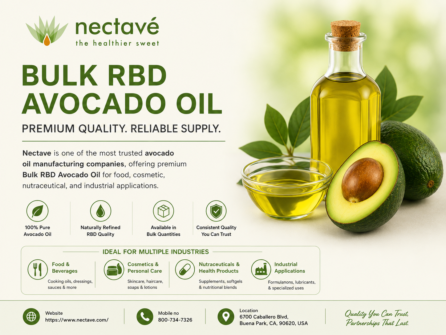 avocado oil manufacturing companies