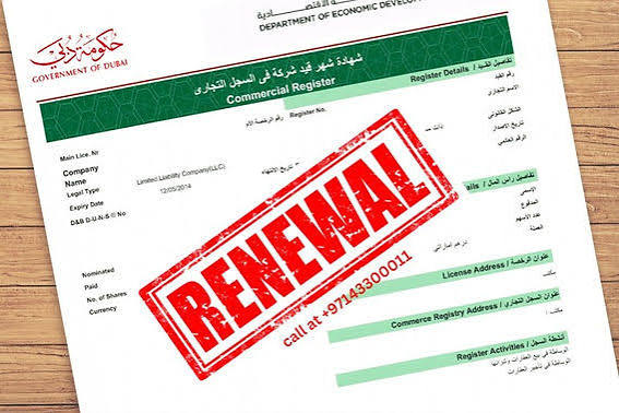 Renew UAE Trade Licenses
