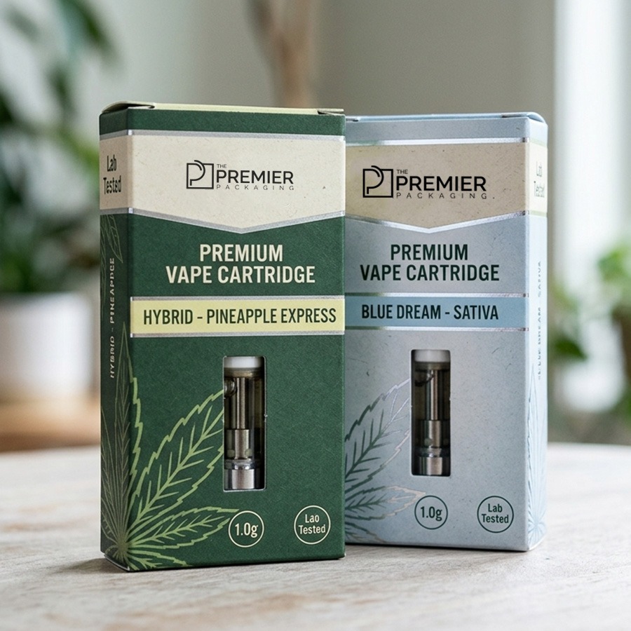 vape cartridge packaging box